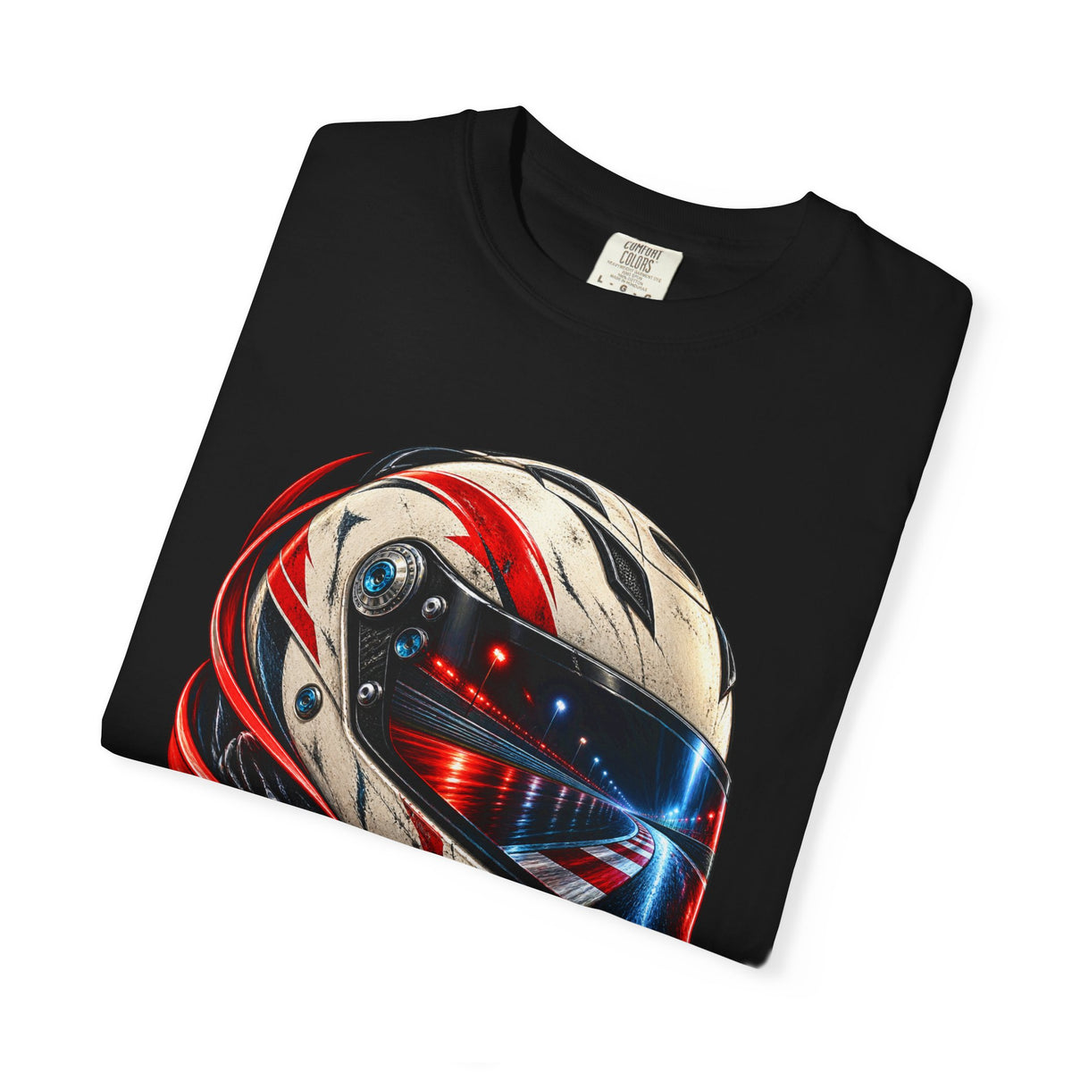 Visor Hour Racing Helmet Front Print Tee