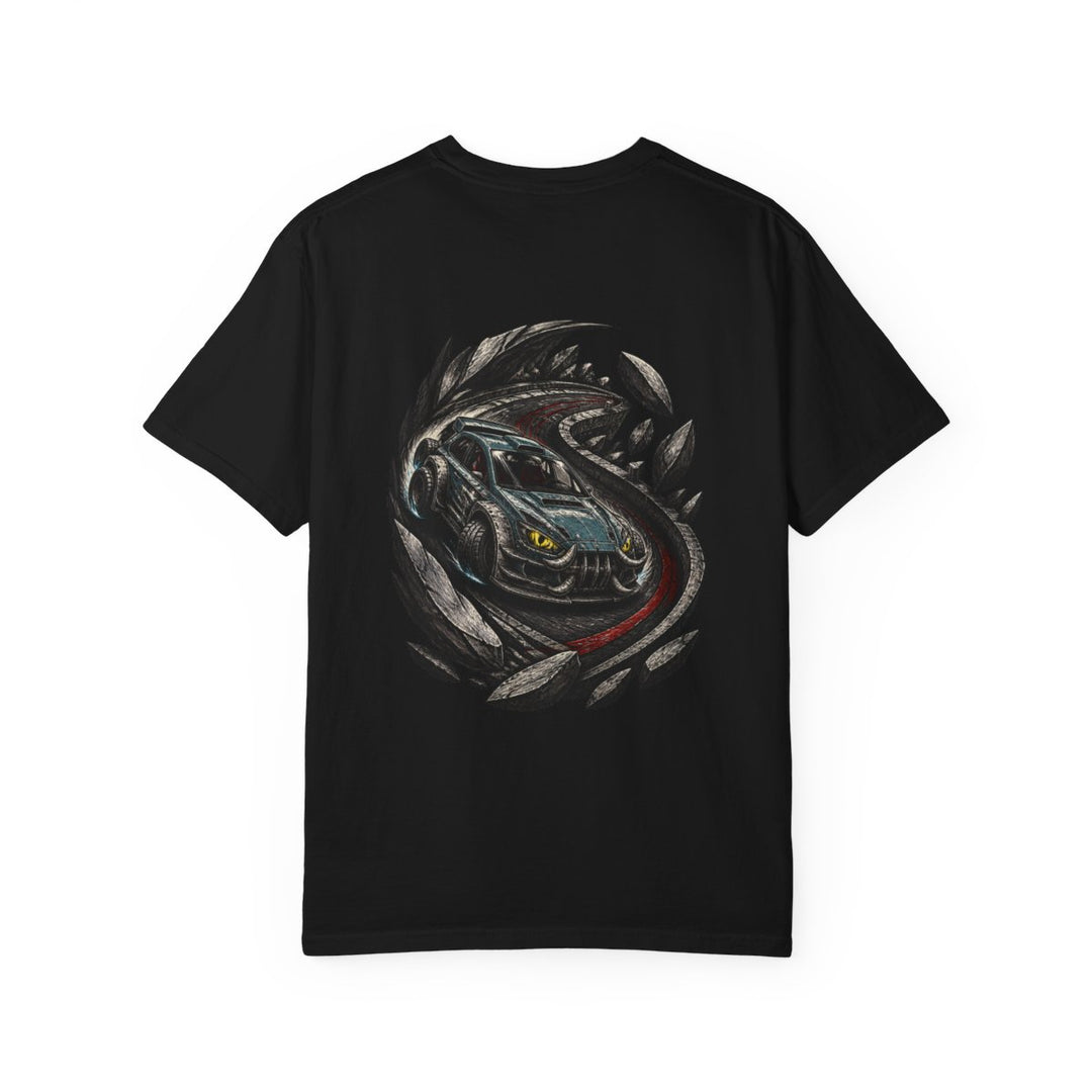 Devil's Hairpin Rally Car Back Print Tee