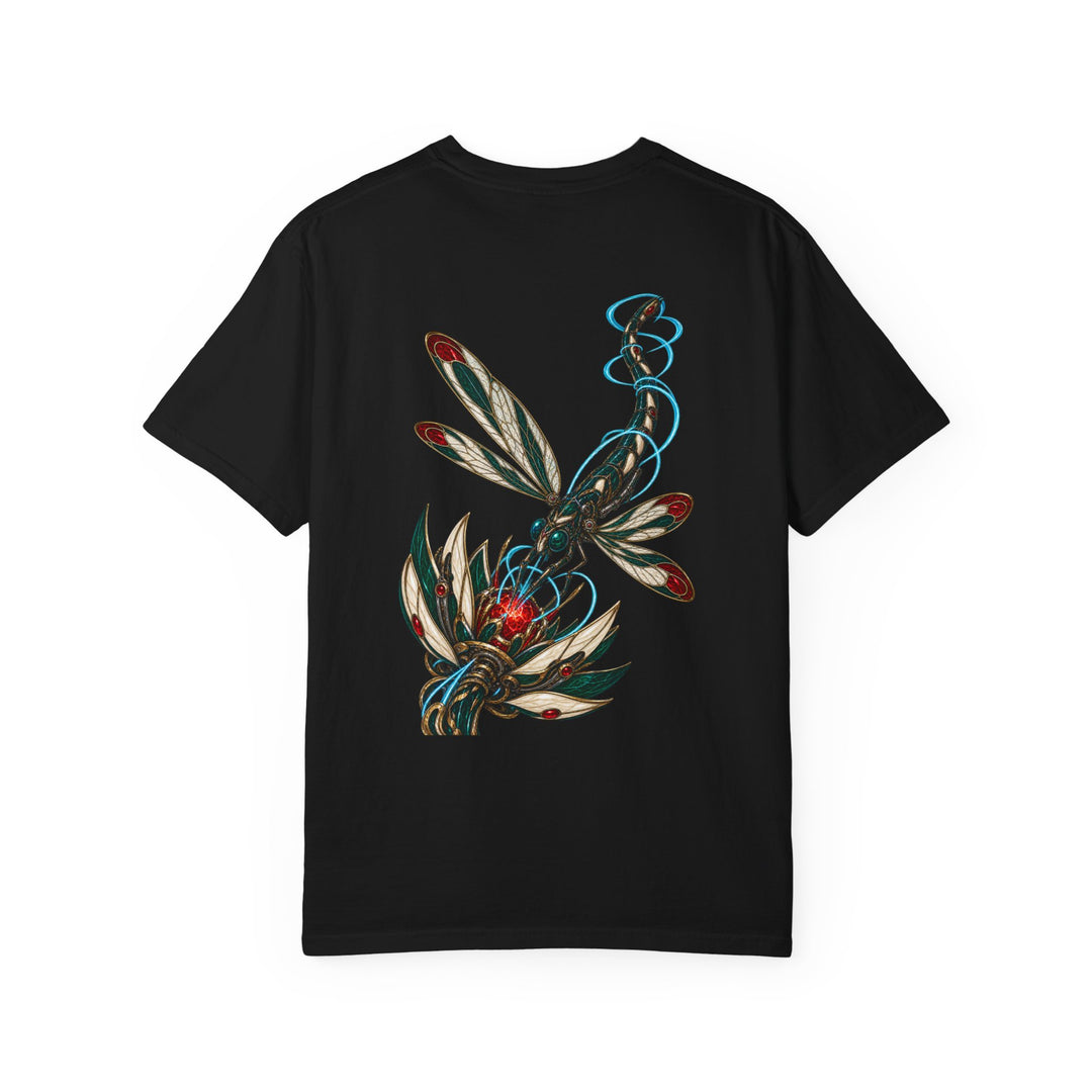 Midnight Lotus Signal Back Print Tee
