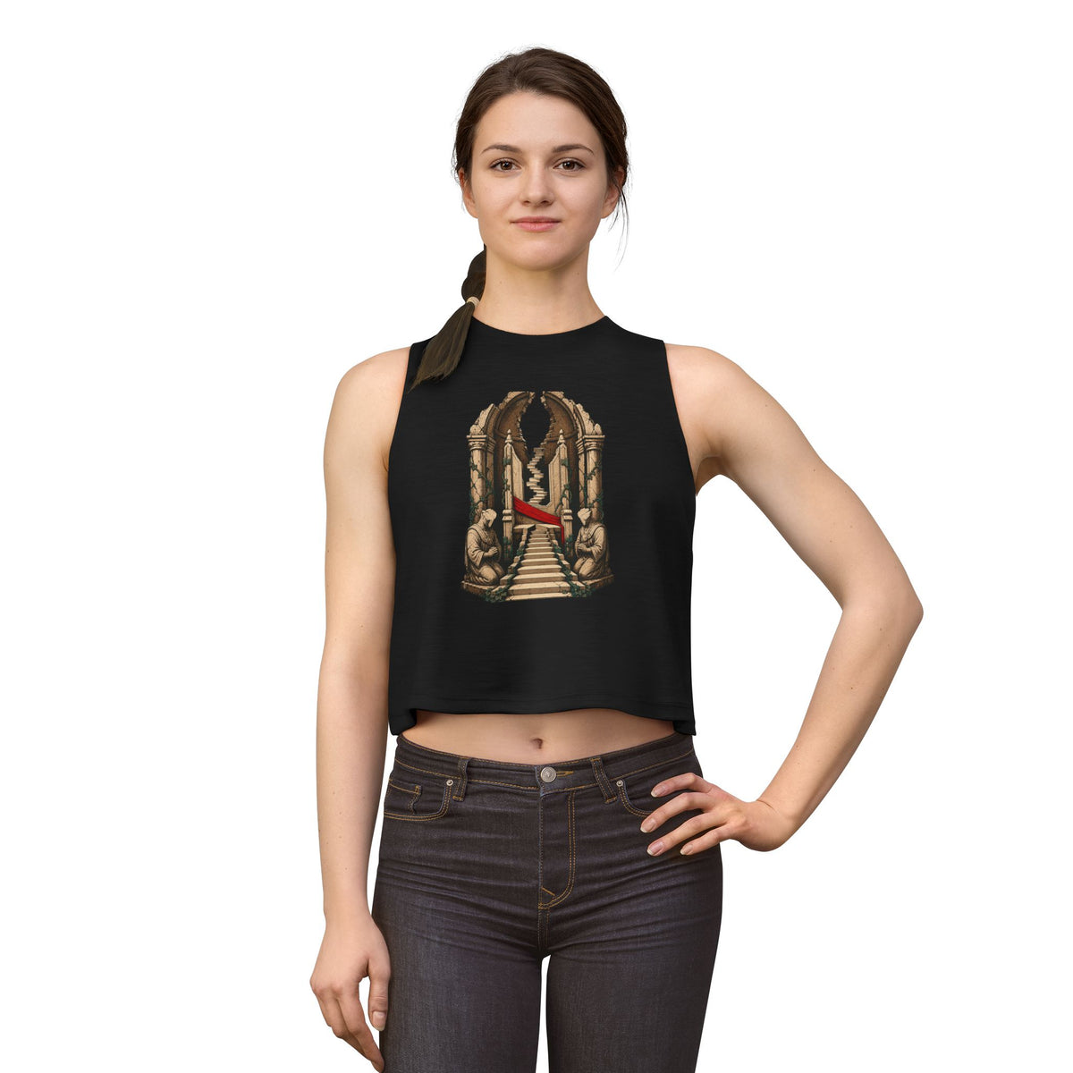 Throne of No One Crop Top