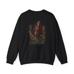 Siren-Wrecked Homecoming — Odysseus — full back print on the Crewneck Sweatshirt