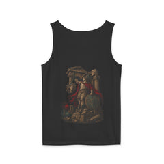 The Gorgon's Witness — Perseus — full back print on the Garment-Dyed Tank