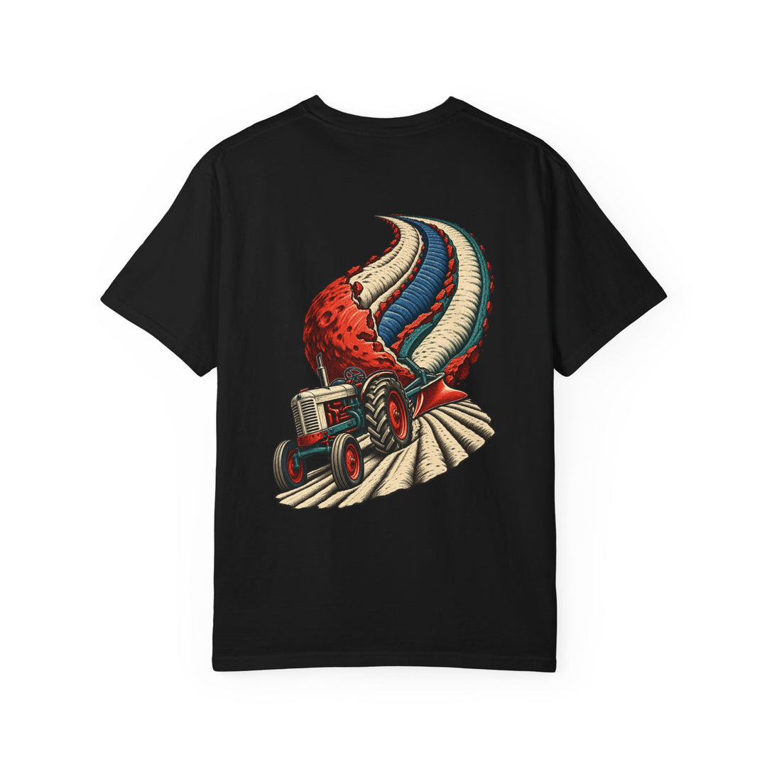 Comet Furrow Tractor Back Print Tee