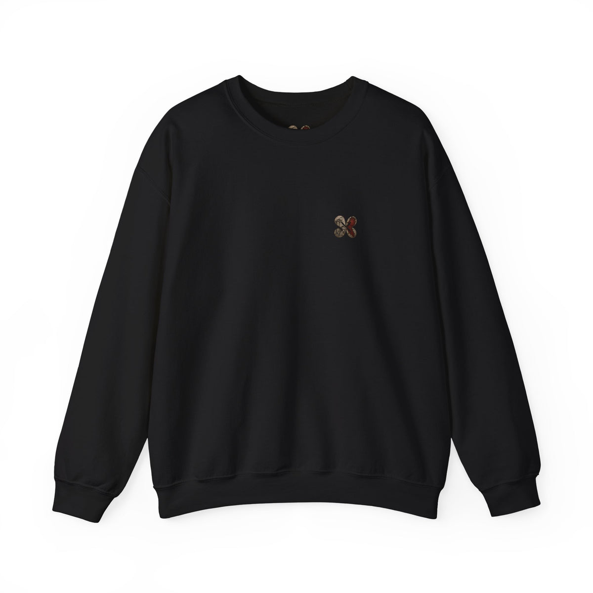 The Last Vulnerable King — Achilles — Glory in Ruin crest on the front of the Crewneck Sweatshirt