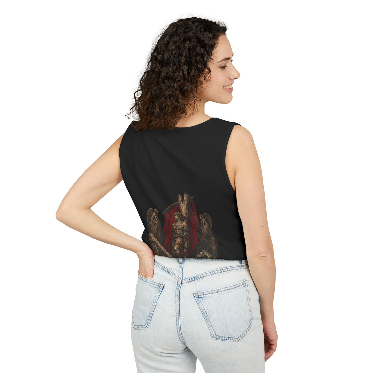 Siren-Wrecked Homecoming — Odysseus — styled Garment-Dyed Tank garment view 2