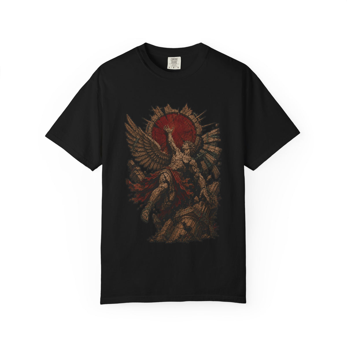 Wings Against the Sun — Icarus — complete front print on the Standard Tee — Front Print