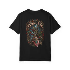 Thorn Stalker Ranger Back Print Tee — back view showing the main artwork.