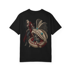 Veil Reliquary Trap Back Print Tee — back view showing the main artwork.