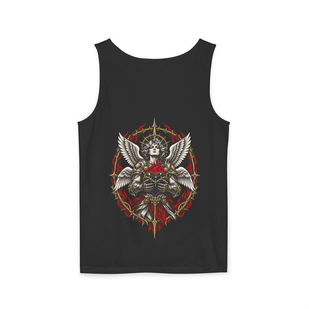 Black Heart Guardian Garment-Dyed Tank