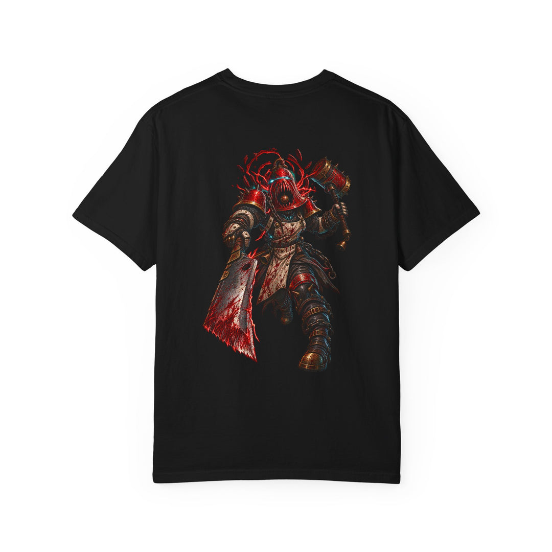 Alarm Bell Butcher Back Print Tee