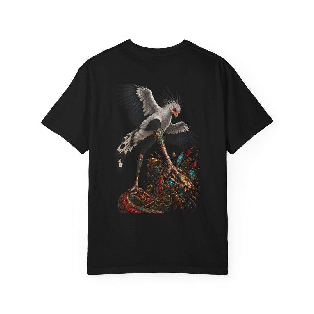 Secretary Bird Siege Stomper Back Print Tee