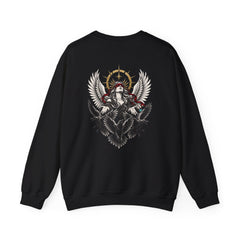 Blind Raven Oracle Crewneck Back Print Sweatshirt