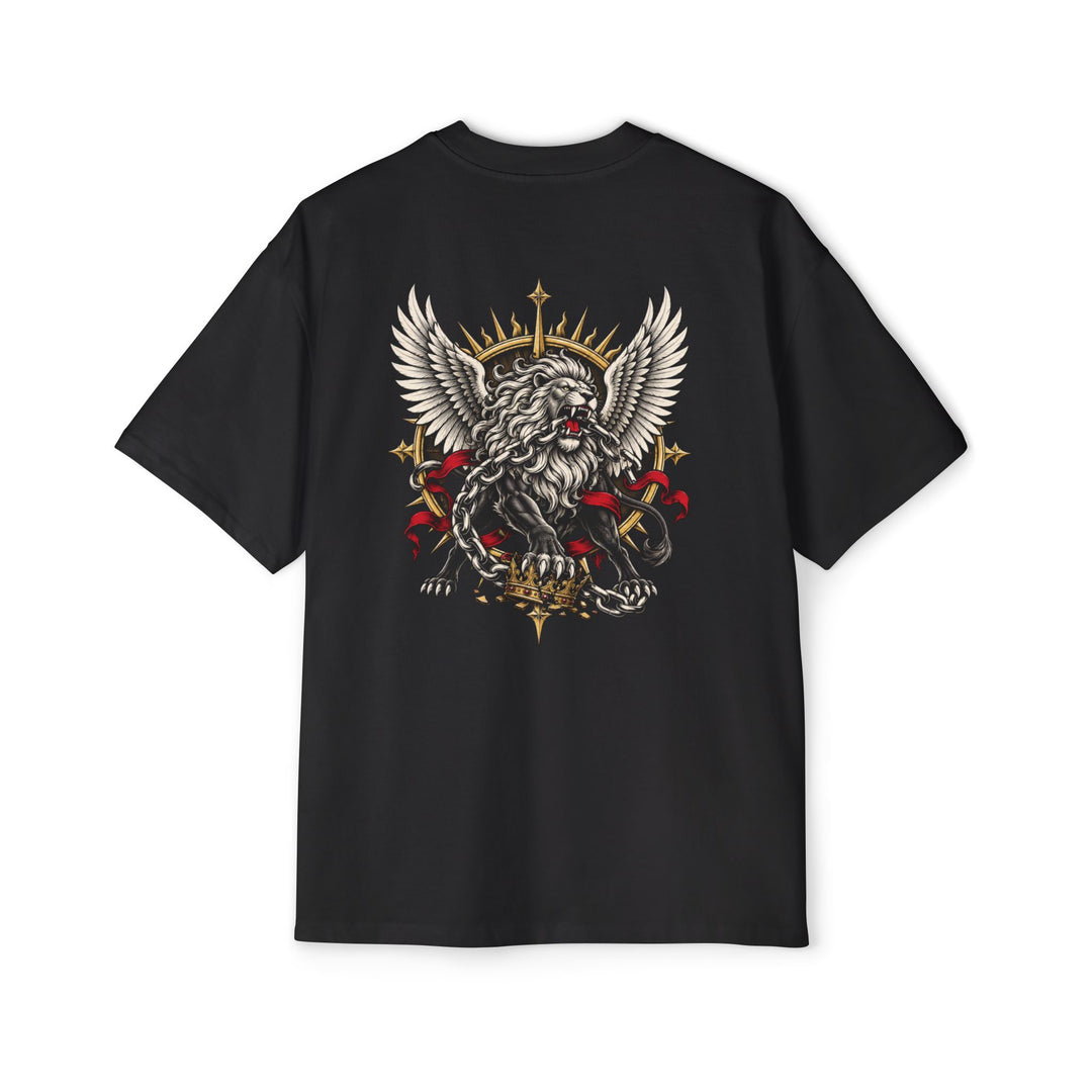 Crowncrusher Lion Heavy Oversized Back Print Tee