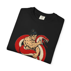 Serpent Lock Front Print Tee
