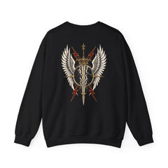 Eclipse Splitter Crewneck Back Print Sweatshirt