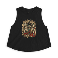 Triumph Without a Victor Crop Top