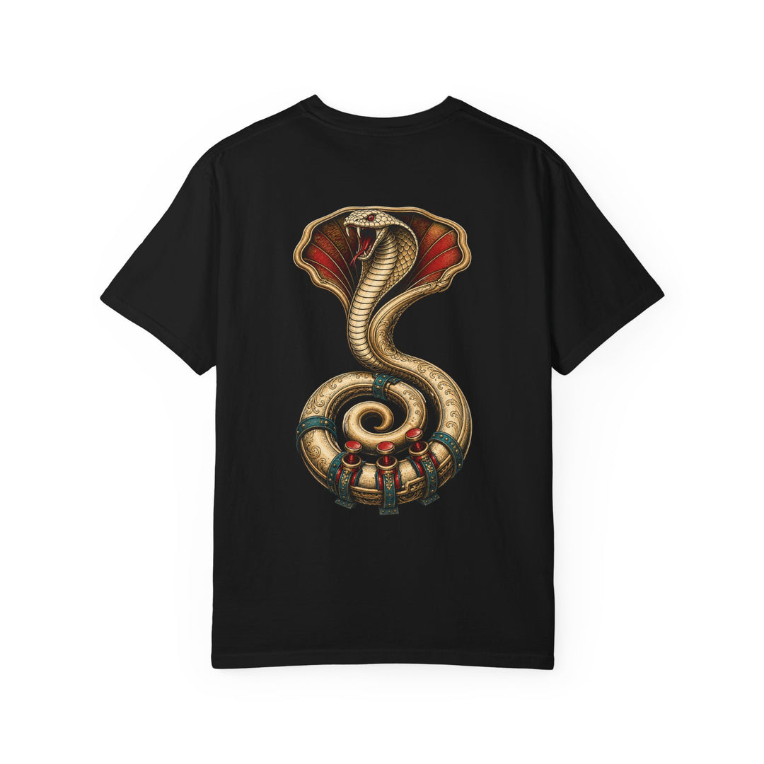 Cobra Brass Spiral Back Print Tee