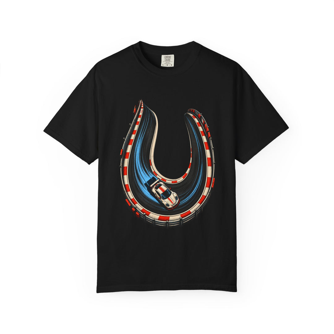 Hairpin Signal Night Circuit Front Print Tee