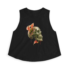 Calla Omen crop top — complete front print