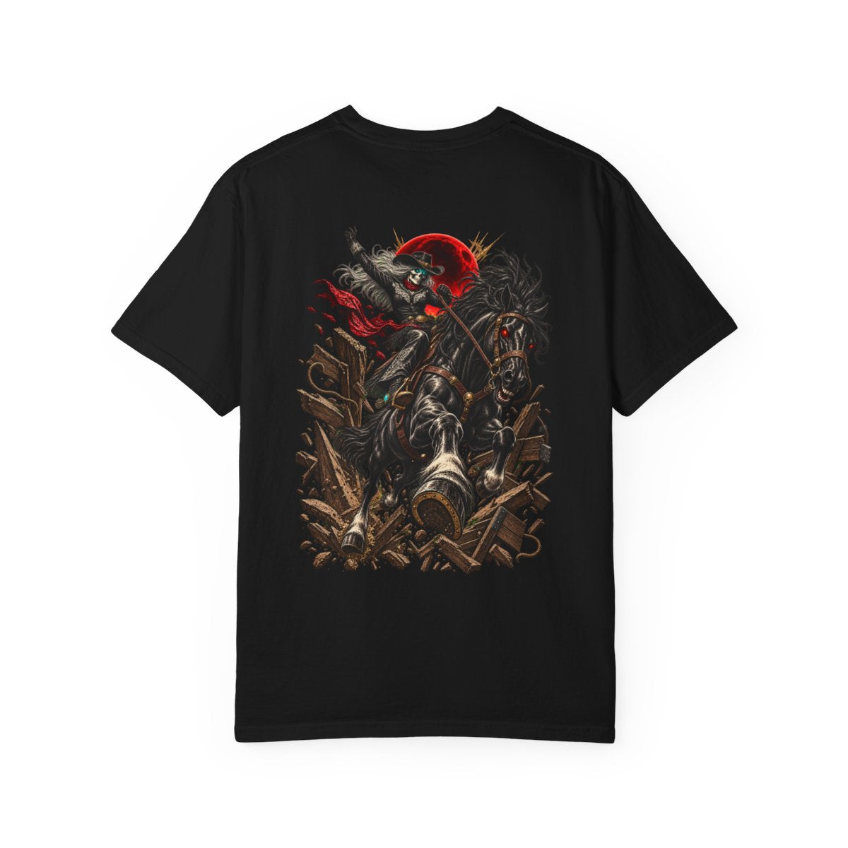 Dead Man's Bronc — back print