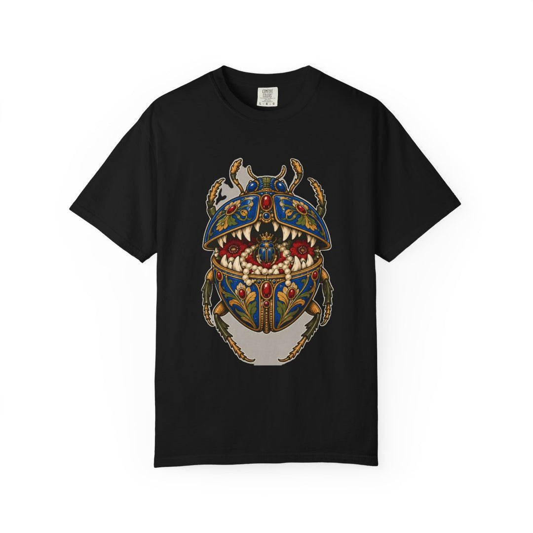 The Scarab Jewel Box Opens Front Print Tee