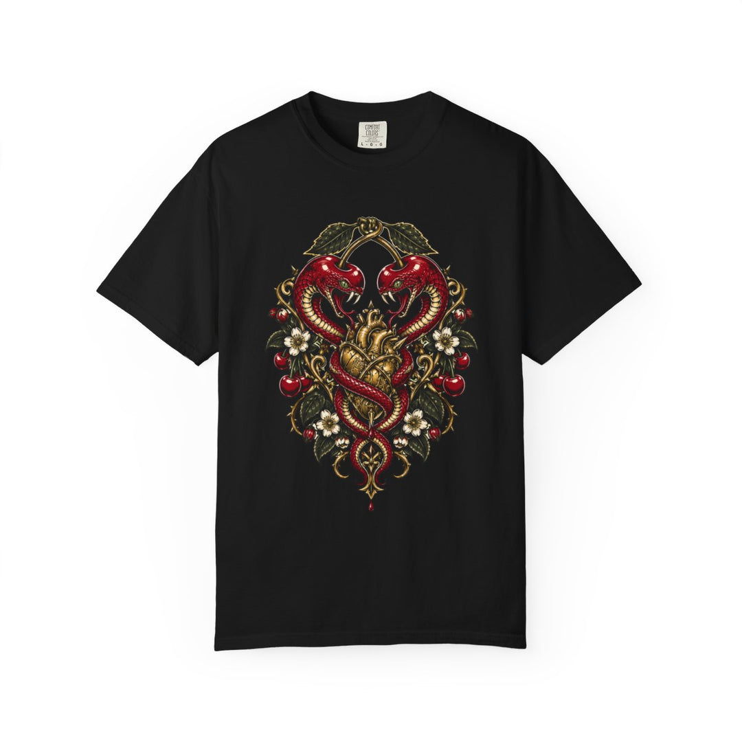 Cherry Vipers Tie the Knot Front Print Tee