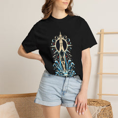 Eclipse High Dive Tee worn Printify context view on a Black Comfort Colors 1717 tee