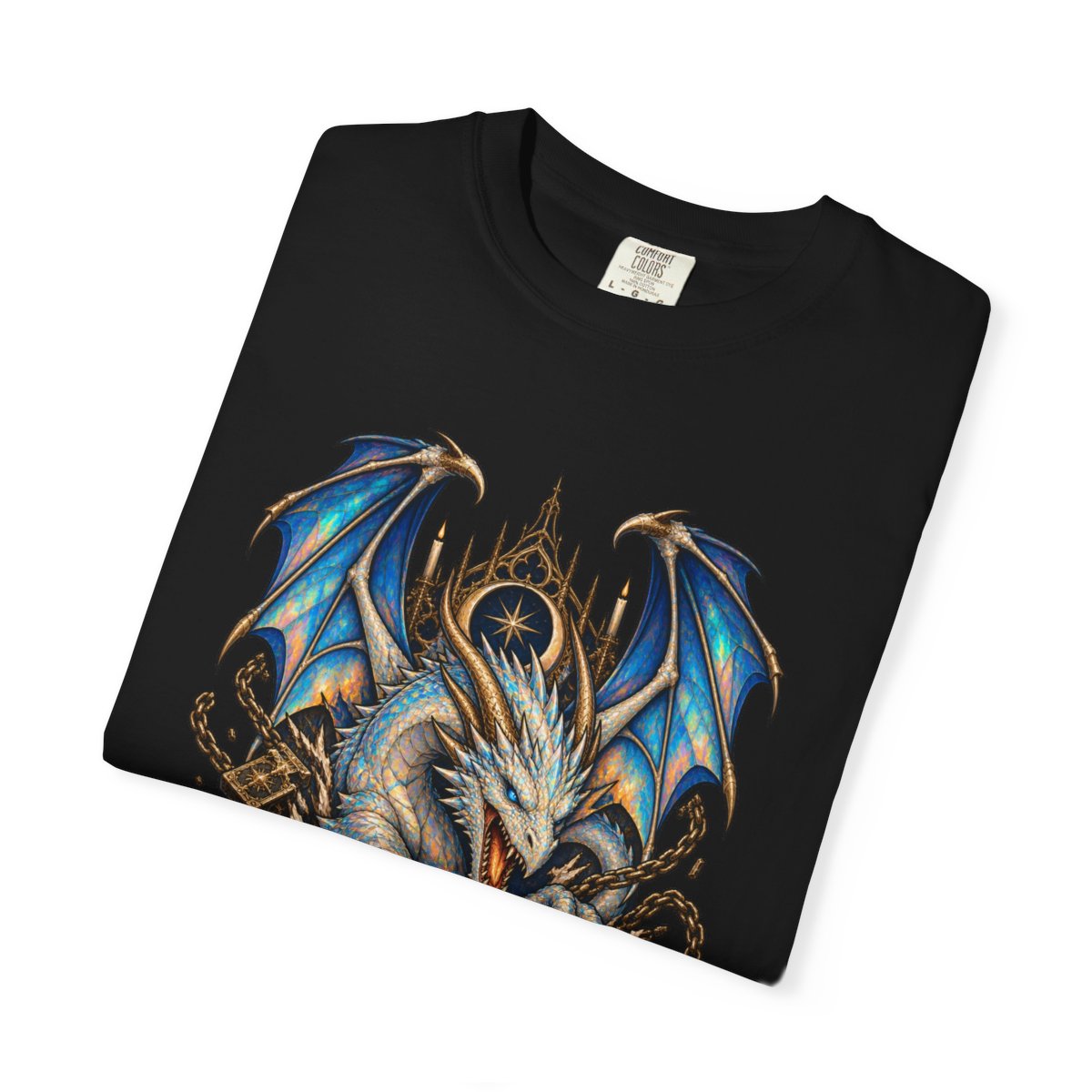 Grimoire Breakout Tee folded front print detail
