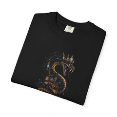 Inkspell Serpent Tee folded front print detail