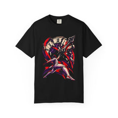 Clockwork Parry Tee large front print on a Black Comfort Colors 1717 tee