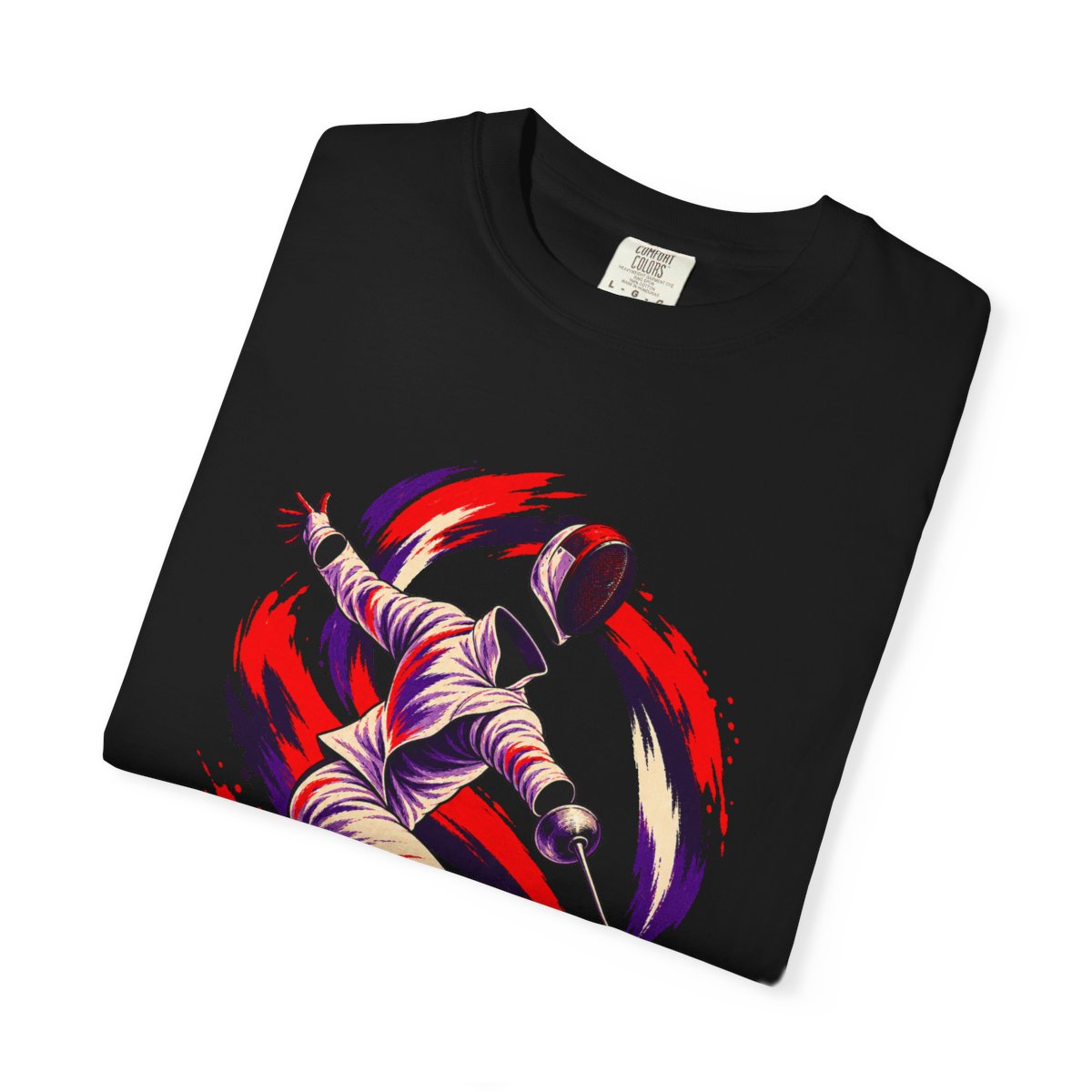 Ghost Point Tee folded front print detail