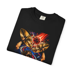 Cymbal Meteor Tee folded front print detail