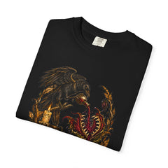 Fever Bloom Tee folded front print detail