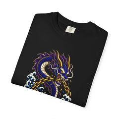 Anchor Dragon Tee folded front print detail