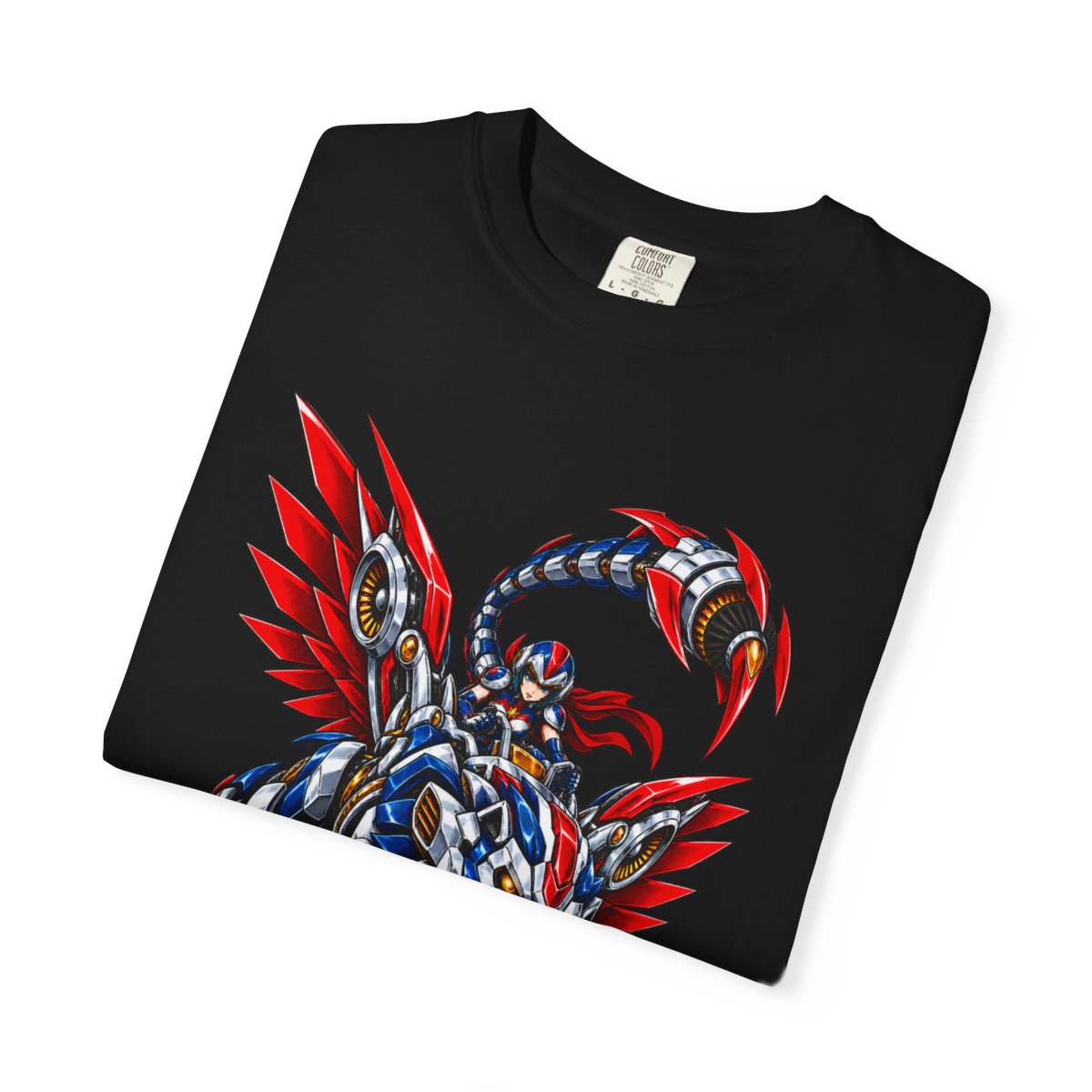 Manticore Drive Tee folded front print detail
