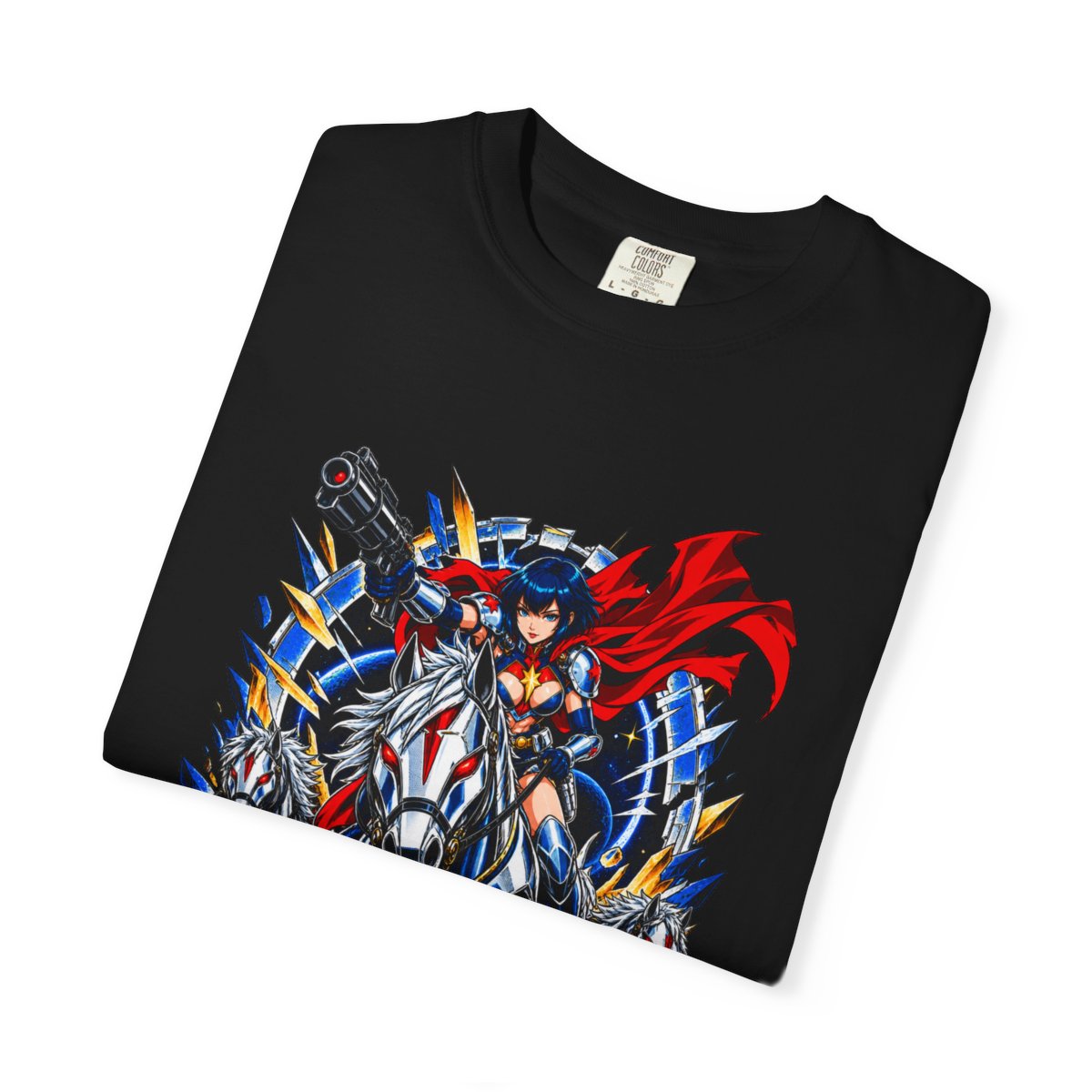 Void Stampede Tee folded front print detail