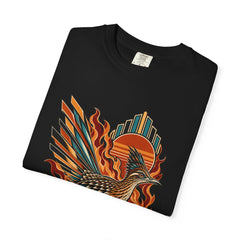 Fire Runner Tee folded front print detail