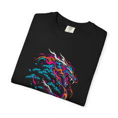 Wind Has Teeth Tee folded front print detail