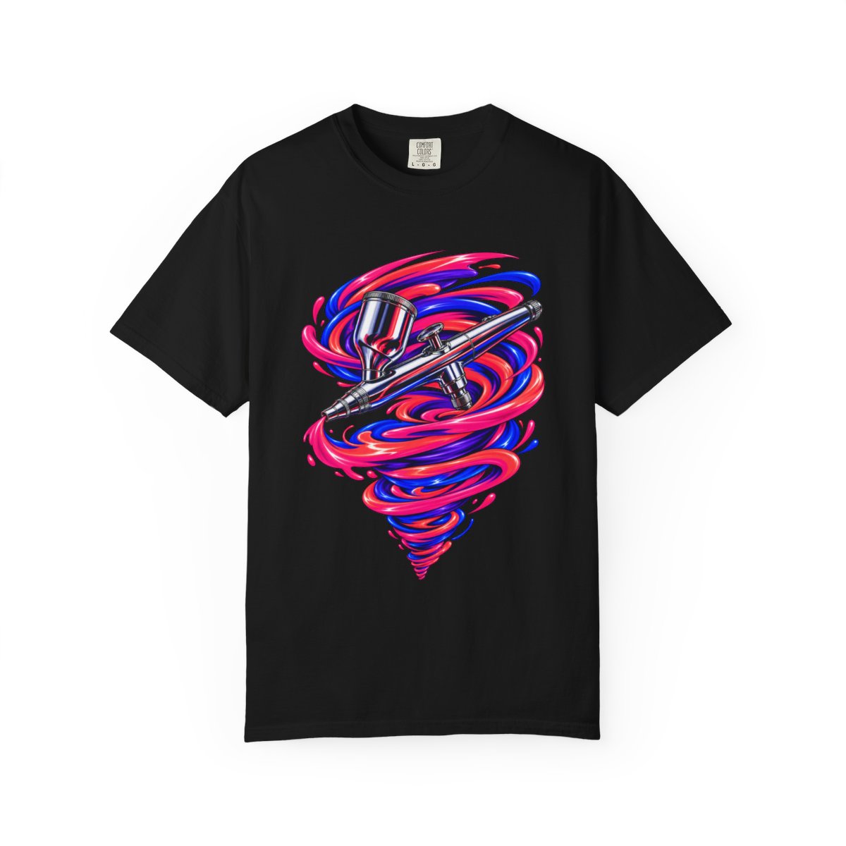 Make a Beautiful Mess Tee large front print on a Black Comfort Colors 1717 tee