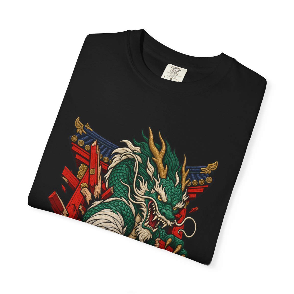 Gatecrasher Tee folded front print detail