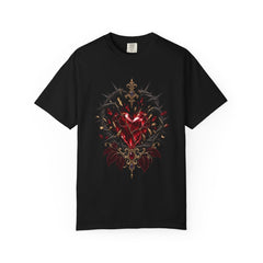 Briarheart Tee large front print on a Black Comfort Colors 1717 tee