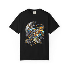 Burn Through the Night Tee large front print on a Black Comfort Colors 1717 tee