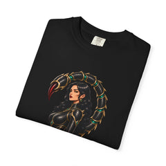 Scorpion Halo Tee folded front print detail