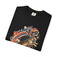 Comet Hare Tee folded front print detail