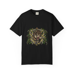 Boarbreaker Tee large front print on a Black Comfort Colors 1717 tee