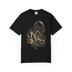 Inkmoon Wolf Tee large front print on a Black Comfort Colors 1717 tee