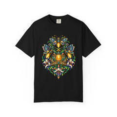 Firefly Crown Tee large front print on a Black Comfort Colors 1717 tee
