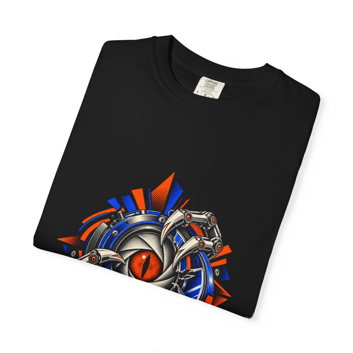 Shutter Beast Tee folded front print detail