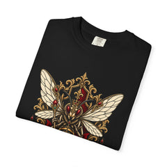 Hornet Queen Tee folded front print detail