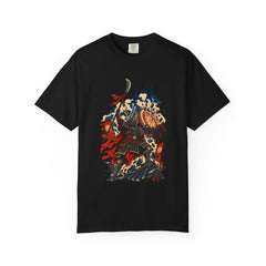 Thunder Daimyo Tee large front print on a Black Comfort Colors 1717 tee